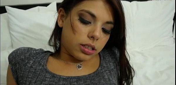  Small tits teen latina railed by stepbro